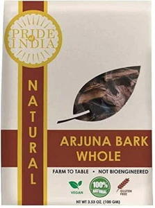 Pride Of India - Natural Arjuna Bark Whole, 3.53 oz(100 gram) - Picture 1 of 3