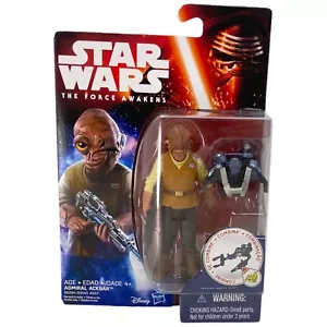 Star Wars Force Awakens Admiral Ackbar 3.75" Action Figure 2015 Hasbro Sealed - Picture 1 of 4