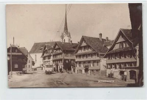 Schweiz - MENZINGEN (ZG) Dorfplatz - Straßenbahn - Verlag A. Schön - Picture 1 of 2