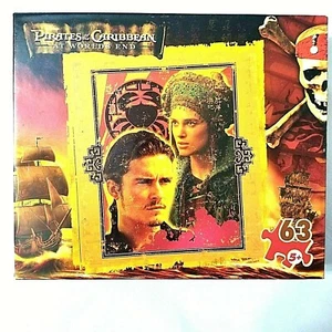 Disney Pirates Of The Caribbean At Worlds End 63 Piece Jigsaw Puzzle -New Sealed - Picture 1 of 4