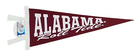 Alabama Crimson Tide Wool Pennant by Collegiate Pacific-6x15-NWT Cover