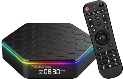 T95Z Plus Android 12.0 TV Box 64GB 4GB Smart HD Media Player Dual WIFI Bluetooth - Bild 1 von 4