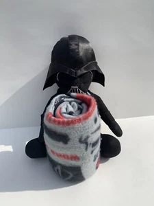 Disney Star Wars Darth Vader Character & Throw Set 40x50 NEW NWOT Blanket Plush - Picture 1 of 6