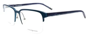 Monturas de gafas para hombre Jhane Barnes Area ST media montura 56-17-145 aluminio verde azulado - Imagen 1 de 3