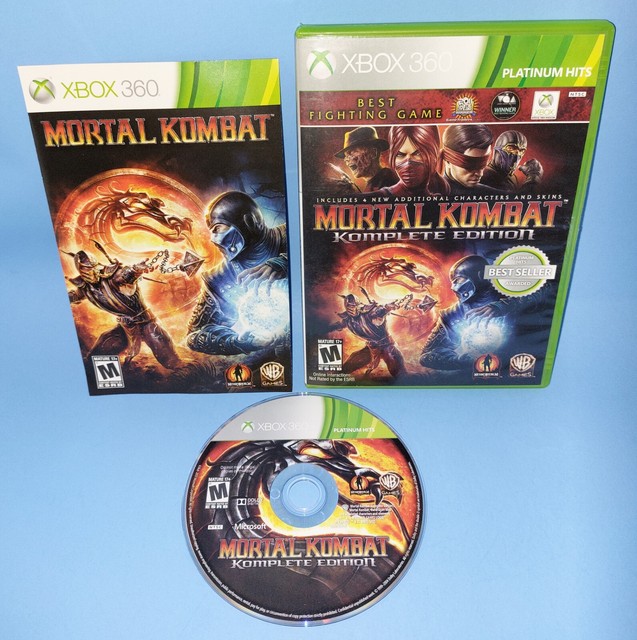 Mortal Kombat Komplete Edition - Xbox 360 (Platinum Hits