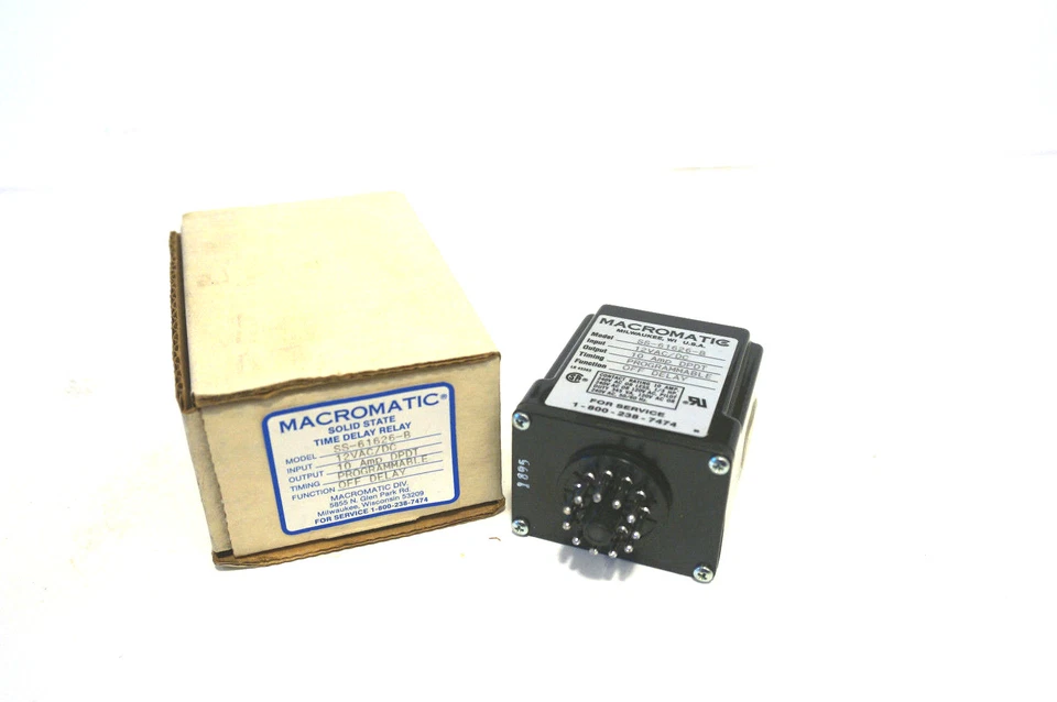NEW MACROMATIC SS-61626-B RELAY SS61626 - Image 1 of 4
