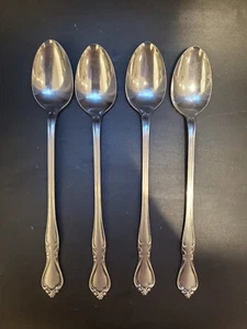 4 CREON ICED TEA SPOONS AMC Stainless - CREON Iced Teaspoons - Picture 1 of 4