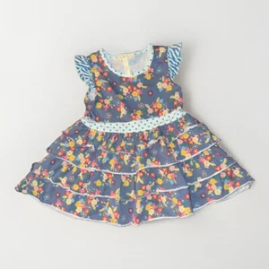 Matilda Jane Monologue Tunic Girls Make Believe Tiered Top Flutter Sleeve Sz 6 - Picture 1 of 7