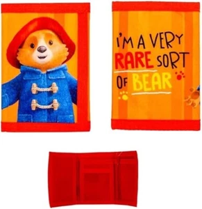 Paddington Bear Kids Tri Fold Wallet I'm A Very Rare Sort Of Bear Boys Girls - Picture 1 of 8