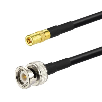 Eightwood RG58 BNC Male to SMB Male RF Coaxial Pigtail RF Extension Cable 15cm - Image 1 of 3