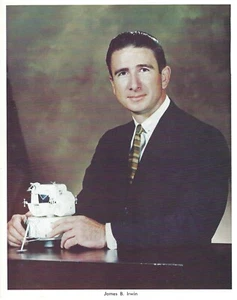 JIM IRWIN APOLLO 15  NASA VINTAGE ORIGINAL 8x10 LITHOGRAPH  - Picture 1 of 2