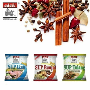 Adabi Sup Bunjut Ribs Fish Malaysia Soup Spices | Vegetables Mee Soup Powder Mix - Picture 1 of 22