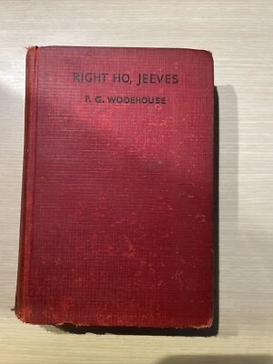 P G Wodehouse RIGHT HO, JEEVES - 1st Edition/1st Printing - 1934 Herbert Jenkins - Image 1 of 4