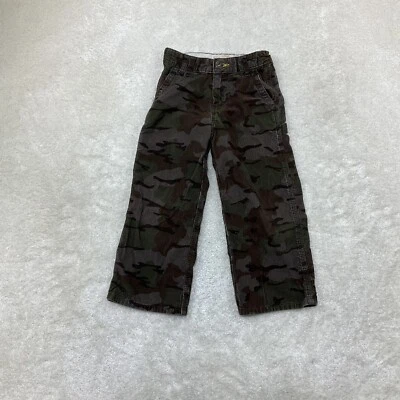 Pantalones de pana Oshkosh para niños talla 5 camuflaje pierna ancha Foto 1 de 4