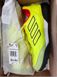 New with box Adidas Copa Kapitan.2 TF Soccer Shoes US Men 8.5 SOLAR YELLOW - Picture 1 of 4