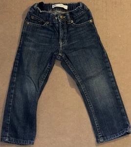 Used Levi's Boy Youth 511 Straight Regular Fit Through Thigh Performance Size 2T - Picture 1 of 3