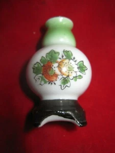 Vintage Miniature Porcelain Hand Painted Vase Hkato Occupied Japan - Picture 1 of 7