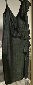 AIDAN BY ADRIANNA PAPELL Strick V-Ausschnitt Mantelkleid Gr. 6 - Bild 1 von 6
