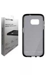 Tech21 Evo Check Tough Impact Case Cover for Samsung Galaxy S7 - Smokey / Black - Picture 1 of 4