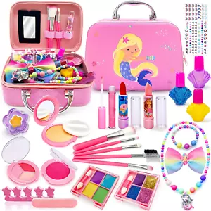 Kinderschminke Set Mädchen Mit Schminkkoffer, - Bild 1 von 12