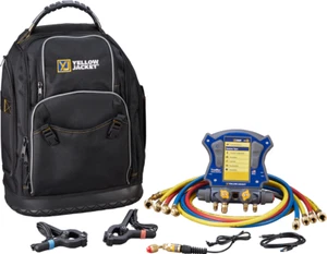 Yellow Jacket 40880 TITANMAX ¡JUEGO DE 4 MANGUERAS COLECTOR DIGITAL! - Imagen 1 de 4