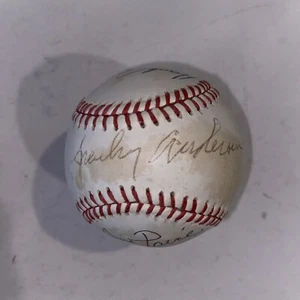 Detroit Tigers Greats Signed Official AL Ball Sparky-E. Wilson-Aguirre JSA COA - Picture 1 of 7