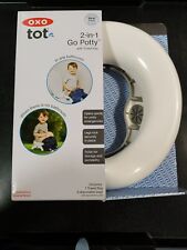 OXO Tot 2-in-1 Go Potty With Travel Bag - Gray New #L5