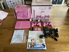 Sony PlayStation 2/PS2 Slim Pink Edition Boxed Bundle With 2 x Pink Controllers