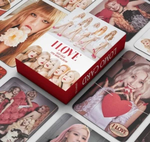 (G) Tarjetas fotográficas I-DLE 55 piezas GIDLE I LOVE KPOP LOMO, 5º mini álbum, TOTALMENTE NUEVAS - Imagen 1 de 13