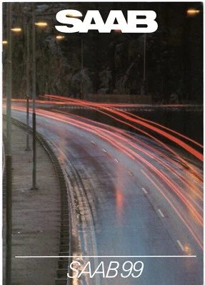 Saab 99 GL Saloon 1982-84 UK Market Sales Brochure 2-dr 4-dr - Image 1 of 3