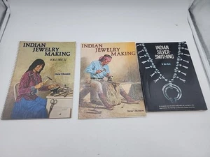 Indian Jewelry Making: Volume I & II By Oscar T. Branson Spiral Binder 1977 1979 - Picture 1 of 24