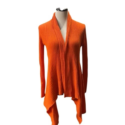 Cárdigan Colección Cashmere Neiman Marcus Plumero Cashmere S Naranja Foto 1 de 4