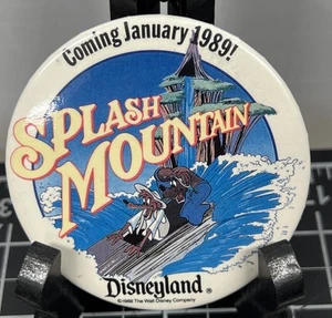 De colección 1988 Disneyland Splash Mountain 3 pulgadas Pinback Botón Canción del Sur 1989 - Imagen 1 de 7