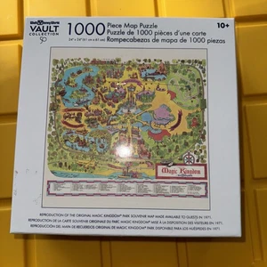 Walt Disney World Colección Bóveda Reino Mágico Vintage Mapa Puzzle 1.000 piezas - Imagen 1 de 4