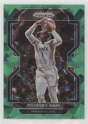 2022 Panini Prizm WNBA Green Ice Prizm Odyssey Sims #102 - Image 1 of 2