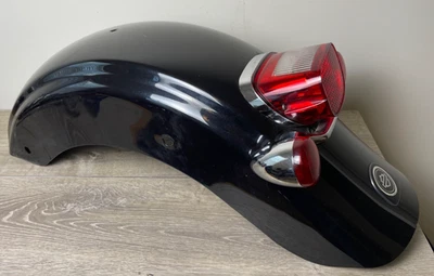 OEM 09-23 Harley Touring Street Electra Glide W/Lights Back Rear Fender Black - Image 1 of 4