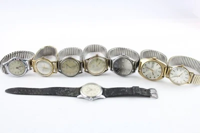 Surtido de relojes mecánicos Sekonda rotativos REPUESTOS/REPARACIONES x 8 Foto 1 de 4