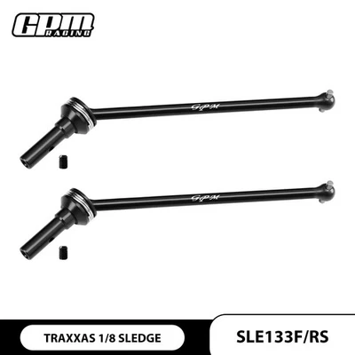 GPM 4140 Carbon Steel Front /Rear CVD Drive Shaft For TRAXXAS 1/8 Sledge 95076-4 - Image 1 of 4