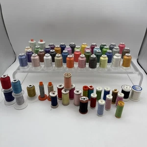 Lot of 39 Sealed Cones Polyester Embroidery Machine Thread 40 WT. + 26 Open - Picture 1 of 10