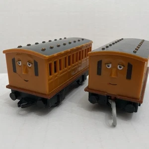 Thomas Friends Cars Annie And Clarabel 2019 Gullane Train Toy Mattel - Picture 1 of 17