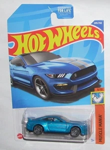 Neu 2022 Hot Wheels Auto 249 Ford Shelby GT350R MOC blau Mustang Cobra - Bild 1 von 1