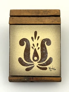 Pfaltzgraff Village Painted Wooden Recipe Card Holder - Picture 1 of 6