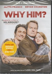 *WHY HIM?* FACTORY SEALED DVD 2016 JAMES FRANCO/BRYAN CRANSTON WIDESCREEN - Imagen 1 de 2