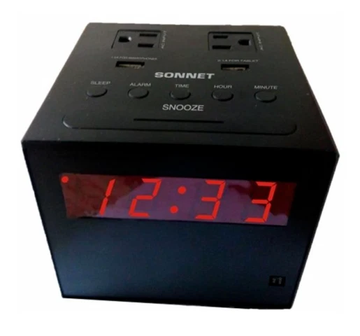 Sonnet Bluetooth Power Station Clock Radio R-1415bt