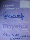 PHYSICS INSTRUCTOR'S SOLUTIONS MANUAL (CUTNELL & JOHNSON, By John D. VG