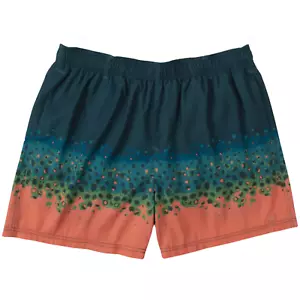 Southern Marsh Jungen Blaugrün/Pfirsichforelle Punkte Hafenhose Badeshorts, Größe Large - Bild 1 von 2