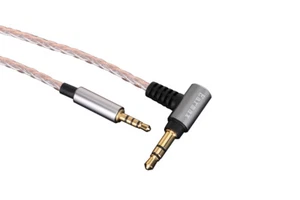 8-core braid OCC Audio Cable For Creative Hitz WP380 AURVANA PLATINUM/GOLD - Picture 1 of 4