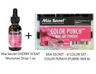 New!!! Mia Secret Cherry Scent Monomer Drop 1 Oz + Color Punch
