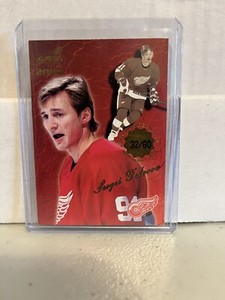 1999-00 Aurora Premiere Date #55 Sergei Fedorov /60 Detroit Red Wings