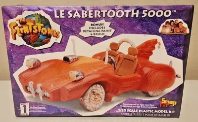 Lindberg The Flintstones LE Sabertooth 5000 KIT #72412 Factory Sealed Dented Box - Image 1 of 4
